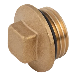 SQUARE HEAD BRASS PLUG