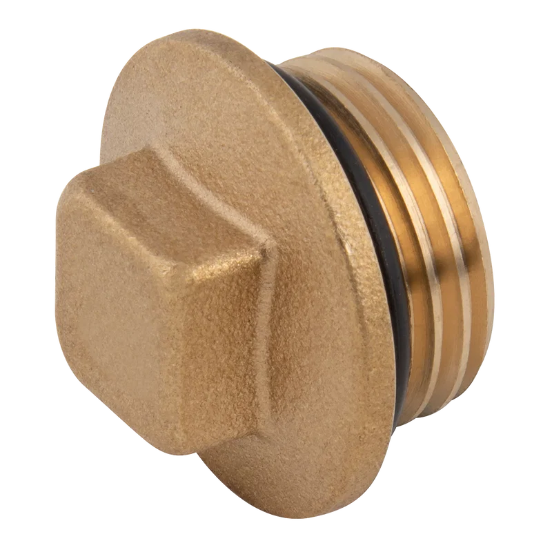 SQUARE HEAD BRASS PLUG