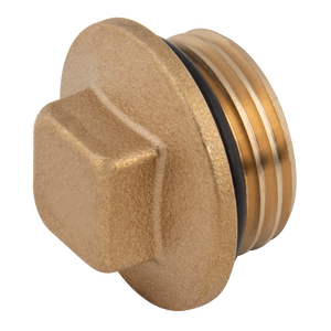 SQUARE HEAD BRASS PLUG