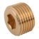 BSPT 1 MALE BRASS ALLEN KEY PLUG