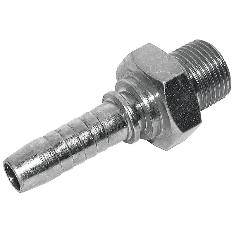 SWAGE HOSE INSERT BSP PARALLEL MALE CONED STRAIGHT