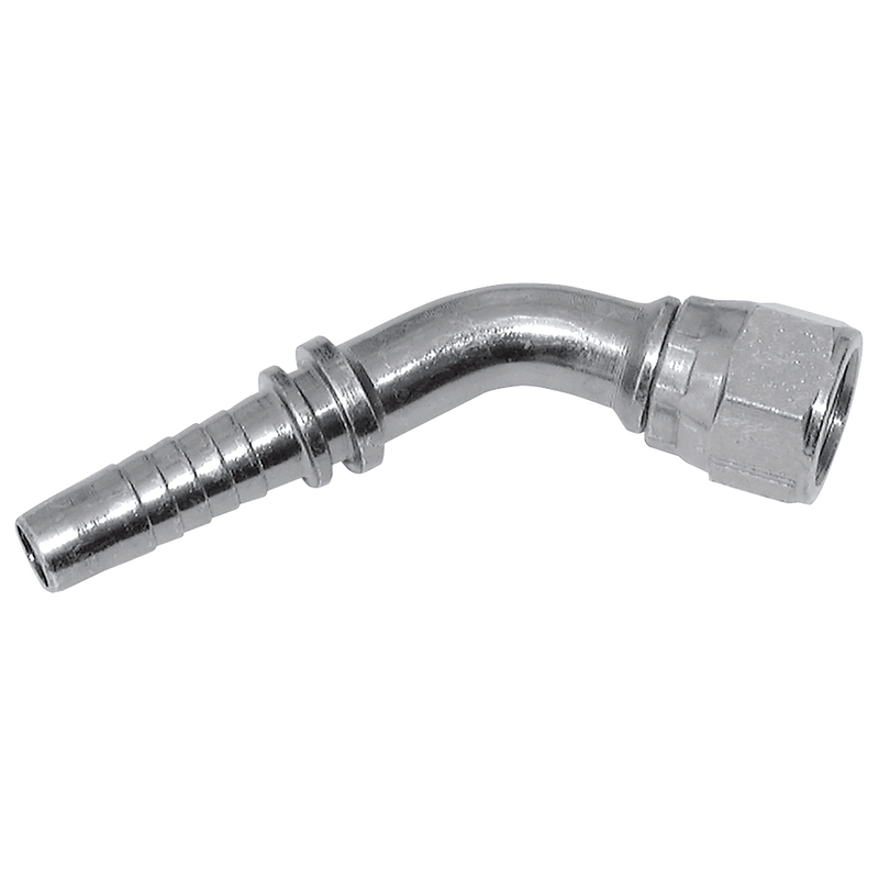 SWAGE HOSE INSERT JIC 45 SWEPT FEM