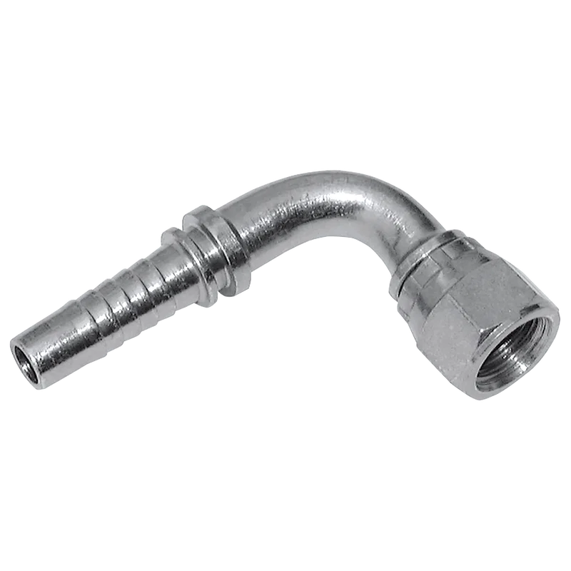 22593-JIC 90 SWEPT FEMALE SWAGE HOSE INSERT