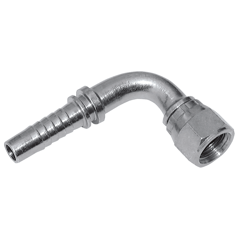 SWAGE HOSE INSERT JIC 90 SWEPT FEMALE
