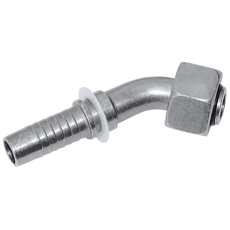 SWAGE HOSE INSERT METRIC 45 SWEPT LIGHT SERIES