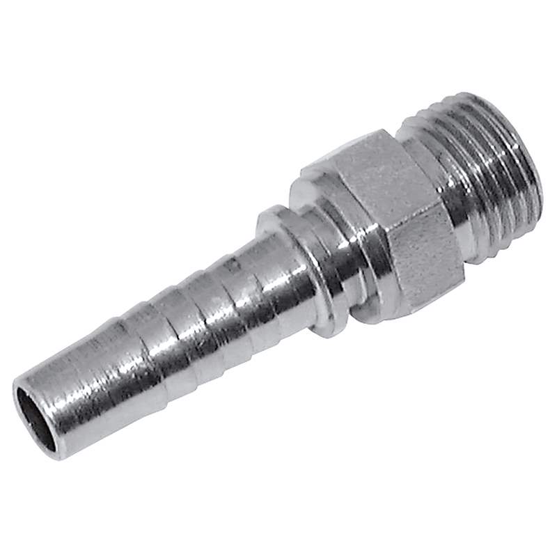 SWAGE HOSE INSERT METRIC MALE STRAIGHT LIGHT SERIES