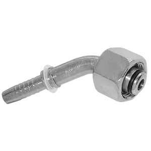 21643 METRIC 45 SWEPT HEAVY SERIES SWAGE HOSE INSERT