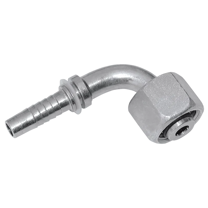 21693 METRIC 90 SWEPT HEAVY SERIES SWAGE HOSE INSERT
