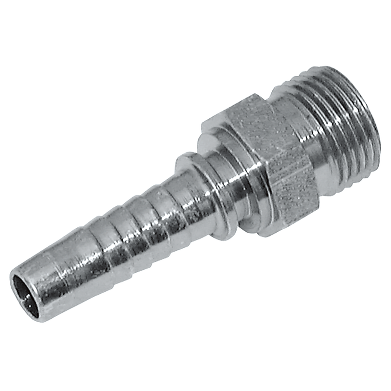 SWAGE HOSE INSERT METRIC MALE STRAIGHT HEAVY SERIES