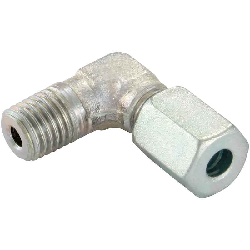 06MM OD X M10X1.0  MALE ELBOW STEEL (LL)
