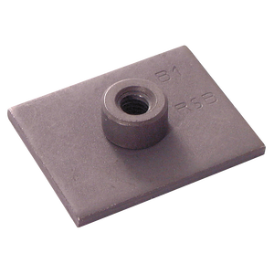 WELD PLATE SHORT ST.ST (B) SIZE 1-HOLE