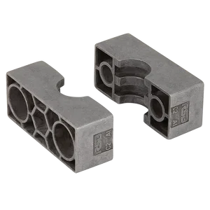 OD ALUMINIUM 1-TUBE HALVES