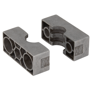 OD ALUMINIUM 1-TUBE HALVES