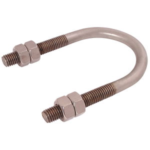 U-BOLT CLAMP 4-NUTS SIZE ZINC