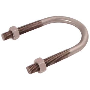 U-BOLT CLAMP 2-NUTS SIZE ZINC