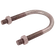 U-BOLT CLAMP 2-NUTS 15-24MM    SIZE ZINC