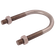 U-BOLT CLAMP 2-NUTS 100-120MM SIZE STEEL