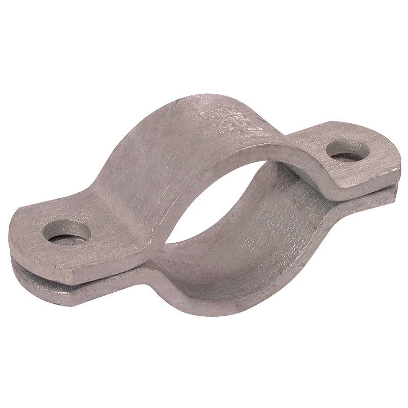 FLAT STEEL TUBE CLAMP GALV