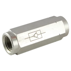 BSP CHECK VALVE 0.5BAR SPRING ST.ST
