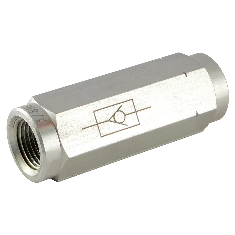 BSP CHECK VALVE 0.5BAR SPRING ST.ST