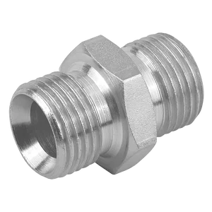 6551-BSPP MALE X MALE EQUAL ADAPTOR 60 CONE