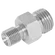 6531-02-04 1/8BSPP 60 CONEX9/16SORFS M/M