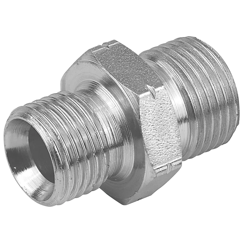 6111- METRIC X MALE 1.5MM PITCH STEEL ADAPTOR