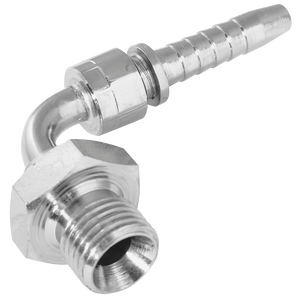 BSP MALE X 90  SWEPT HOSE TAIL