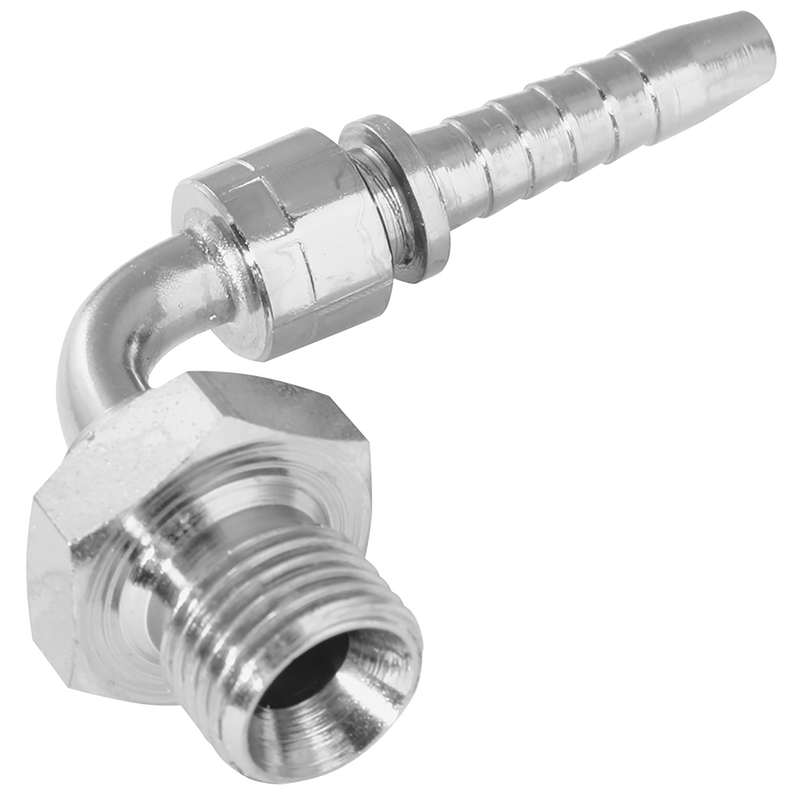 BSP MALE X 90 SWEPT HOSE TAIL