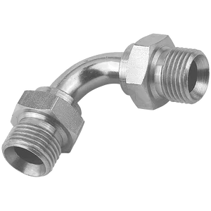 6559 BSPP 90 SWEPT EQUAL MALE ELBOW 60 CONE