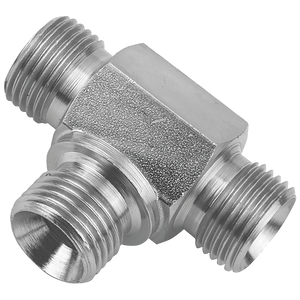 BSPP EQUAL MALE TEE FOR BOND/SEAL