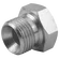 6051-02 1/8 BSPP MALE 60  CONED PLUG STE