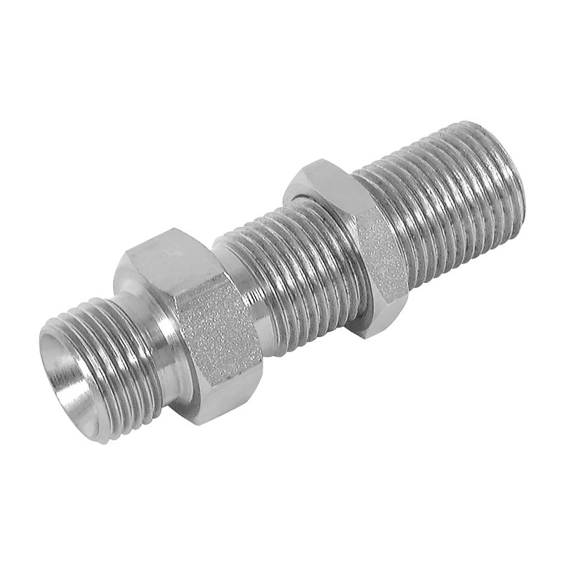 6556-EXT EXTENDED BSPP M/M BULKHEAD & LOCKNUT