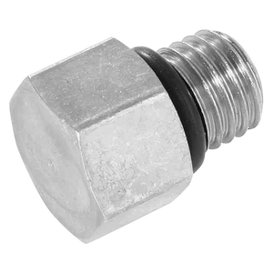 6041-UNF MALE SOLID PLUG C/W O RING