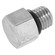 7/16 SORB MALE SOLID PLUG C/W O RING