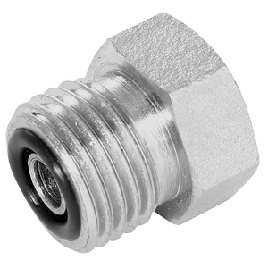 6030-ORFS MALE PLUG WITH O RING