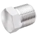 1/8  BSPT MALE PLUG 316S.S HEX HEAD