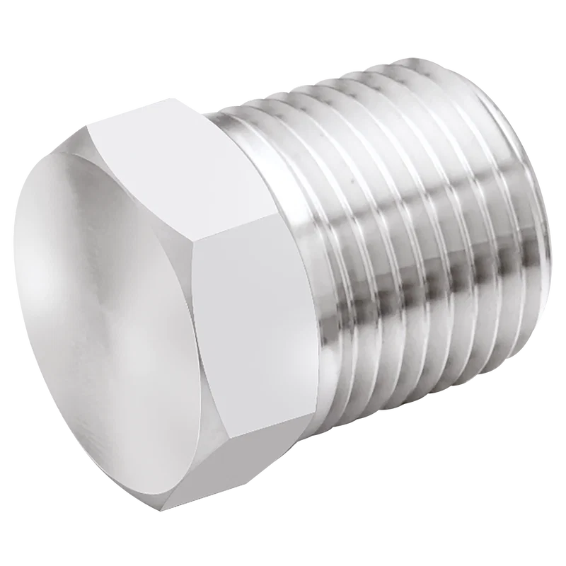 BSPT MALE PLUG 316S.S HEX HEAD