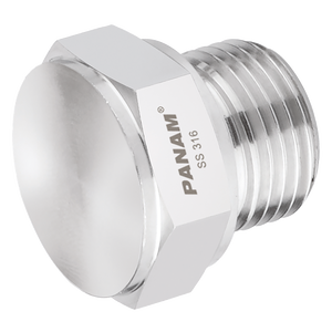 BSPP MALE PLUG 316S.S HEX HEAD