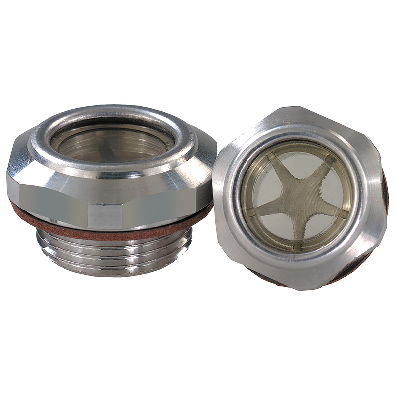 ALUMINIUM OIL LEVEL SIGHT GLASS