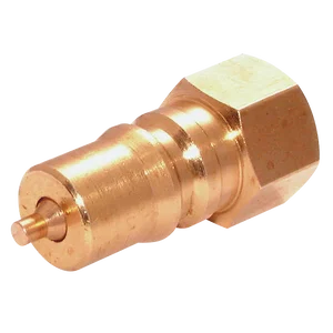 BSP FEM ISO B PLUG BRASS VITON