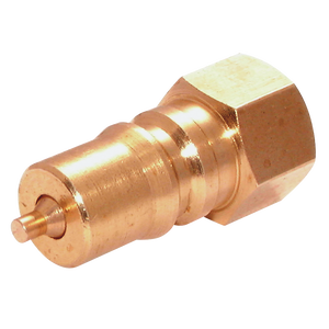 BSP FEM ISO B PLUG BRASS VITON