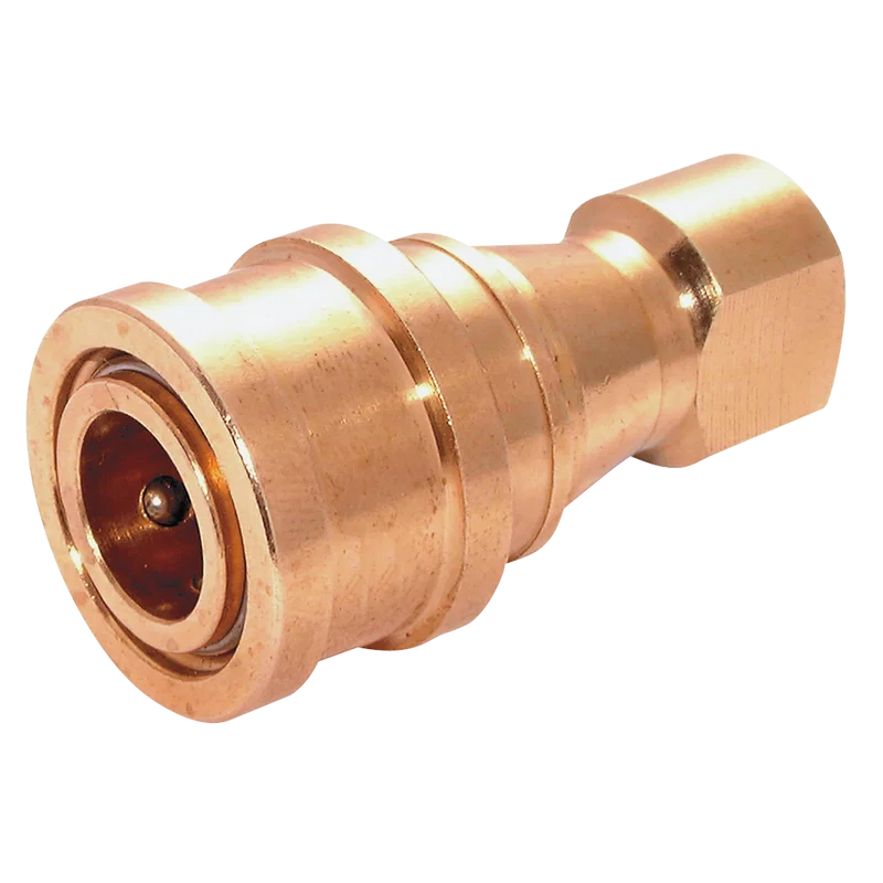 BSP FEM ISO-B BRASS COUPLING
