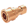 1/8 BSP FEM ISO B BRASS COUPLING VITON