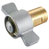 1 NPTF BRASS PLUG CBON/STEEL W/NUT