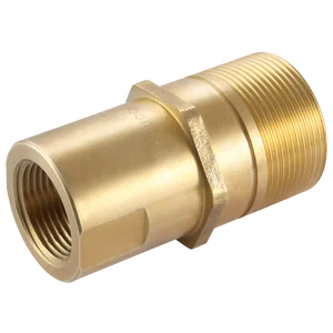 NPTF BRASS COUPLING