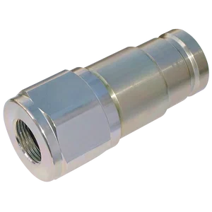 1/2  BSPP FEM  STEEL PLUG VALVED