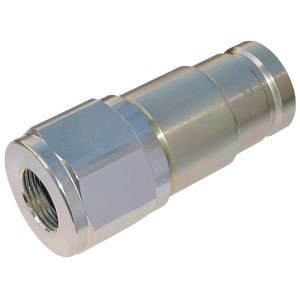 1/2  BSPP FEM  STEEL PLUG VALVED