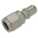 1/4 BSPP FEM  STEEL PLUG VALVED NITRILE
