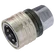 1   BSPP FEM  BRASS COUPLER VALVED NBR
